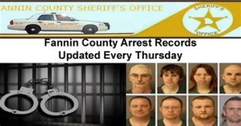 fannin county jail mugshots